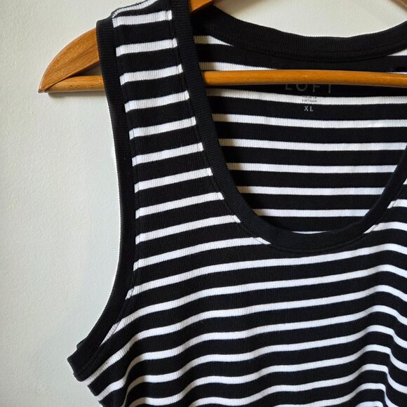 EUC LOFT RIBBED SCOOP NECK TANK TOP SIZE XL - Picture 3 of 12